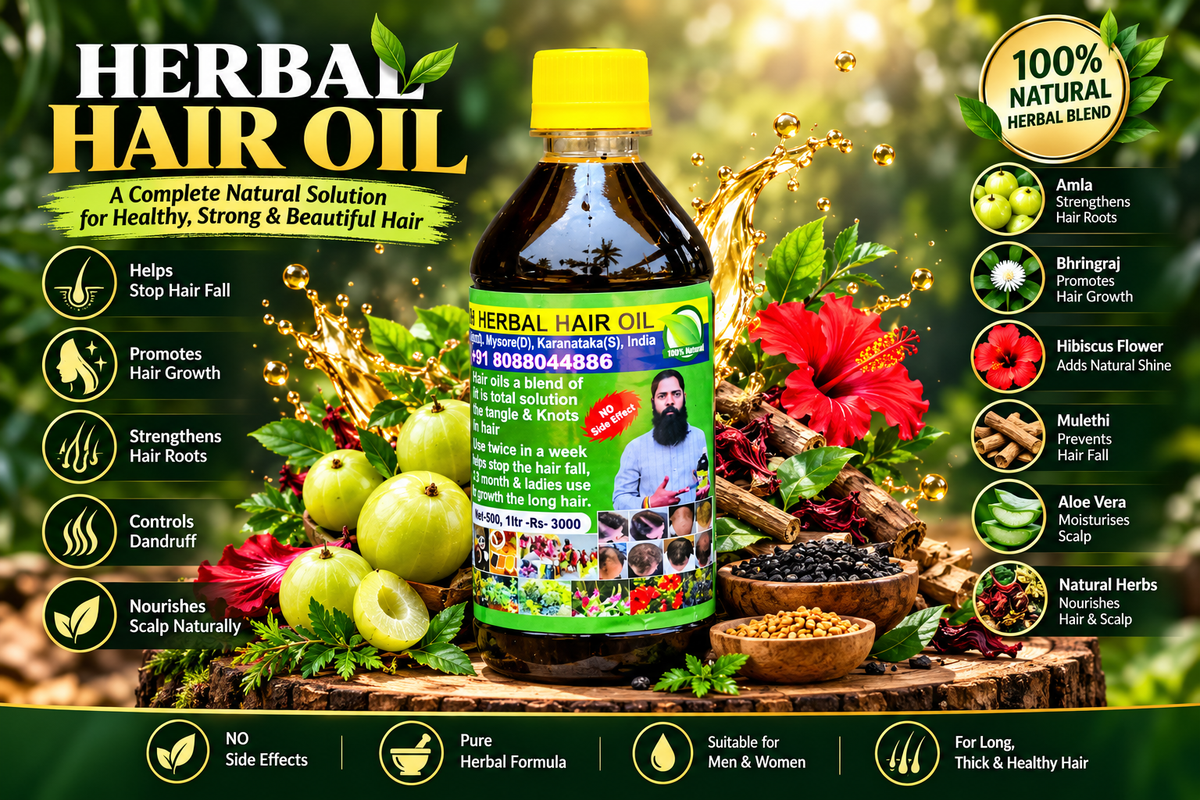 Vinay&Savanthi Adivasi Herbal Hair Oil